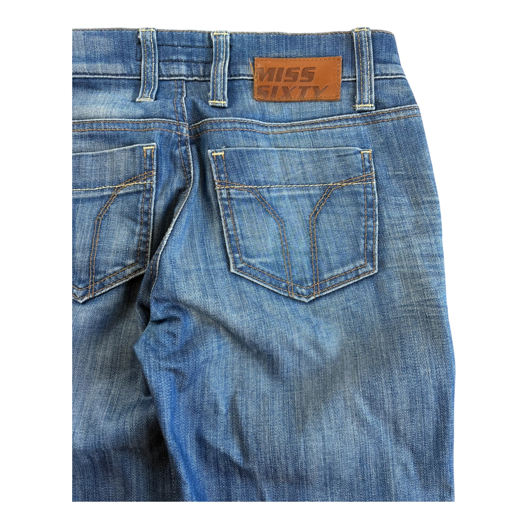 Vintage Early 2000s Miss Sixty Jeans Bootcut Super Lowrise (27)