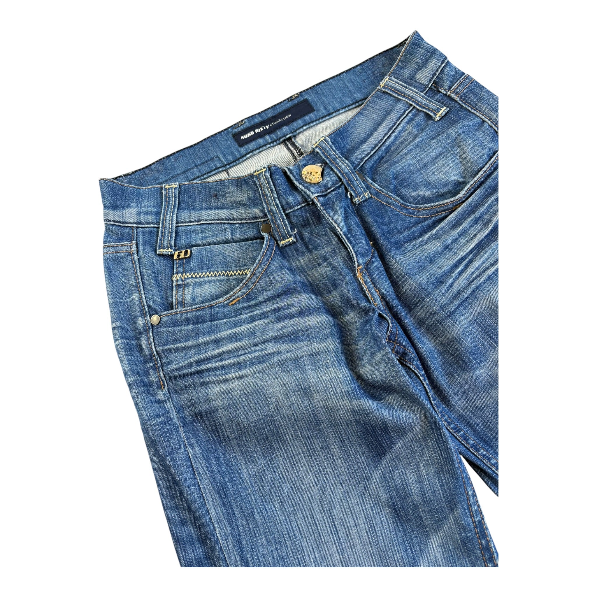 Vintage Early 2000s Miss Sixty Jeans Bootcut Super Lowrise (27)
