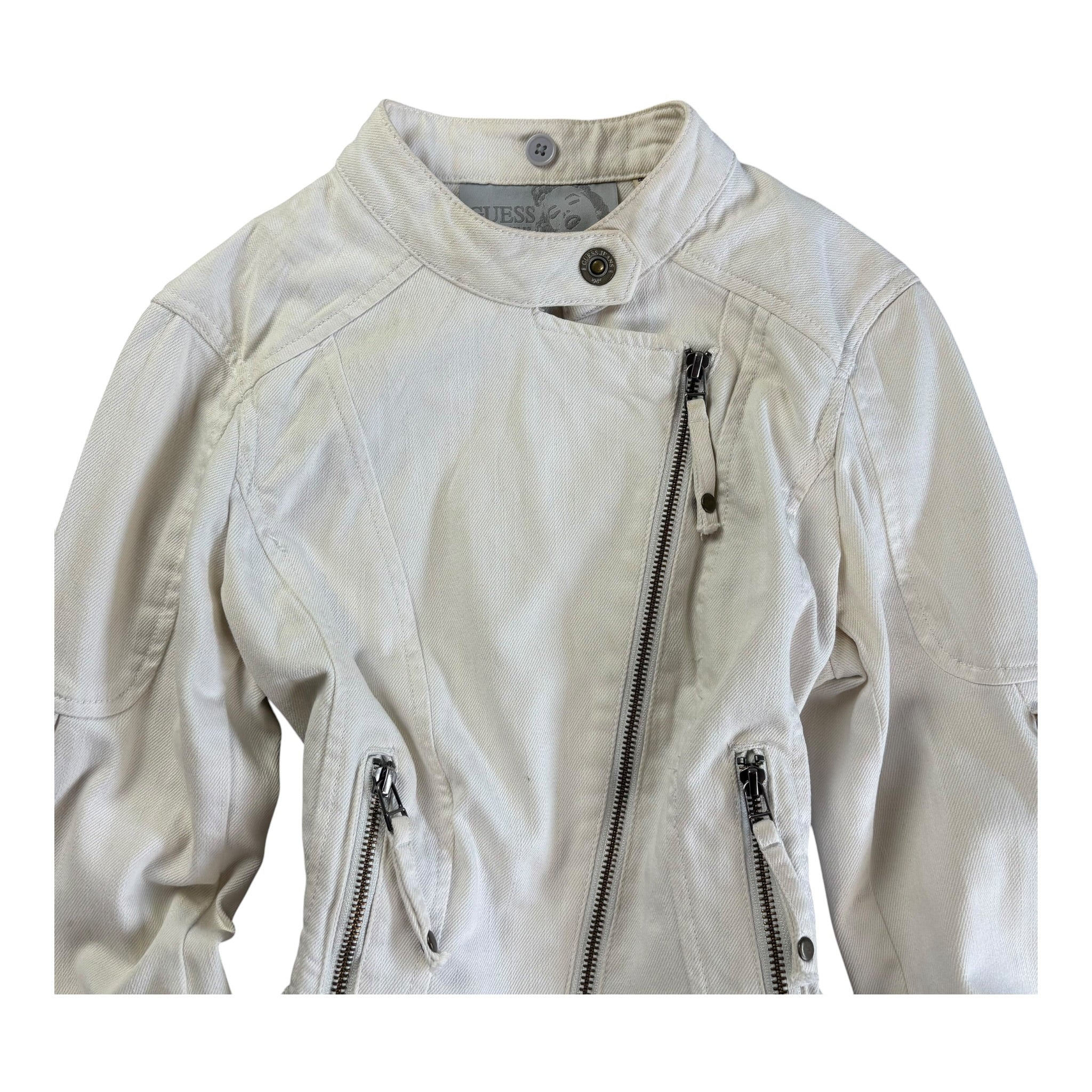 Vintage Y2K Guess LA Jeans-Jacket Easy Crop (XS)