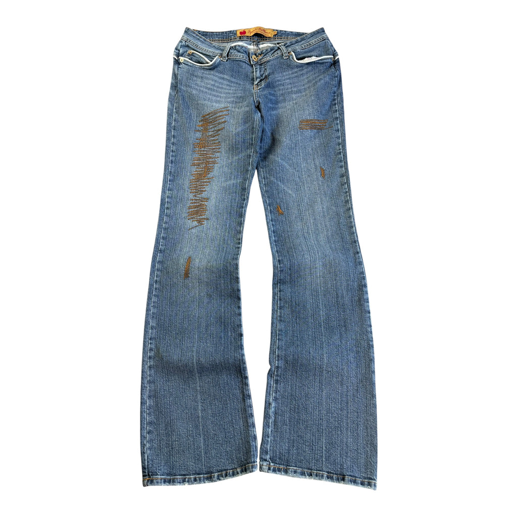 Vintage Y2K Apple Bottom Jeans Bootcut Lowrise (28)
