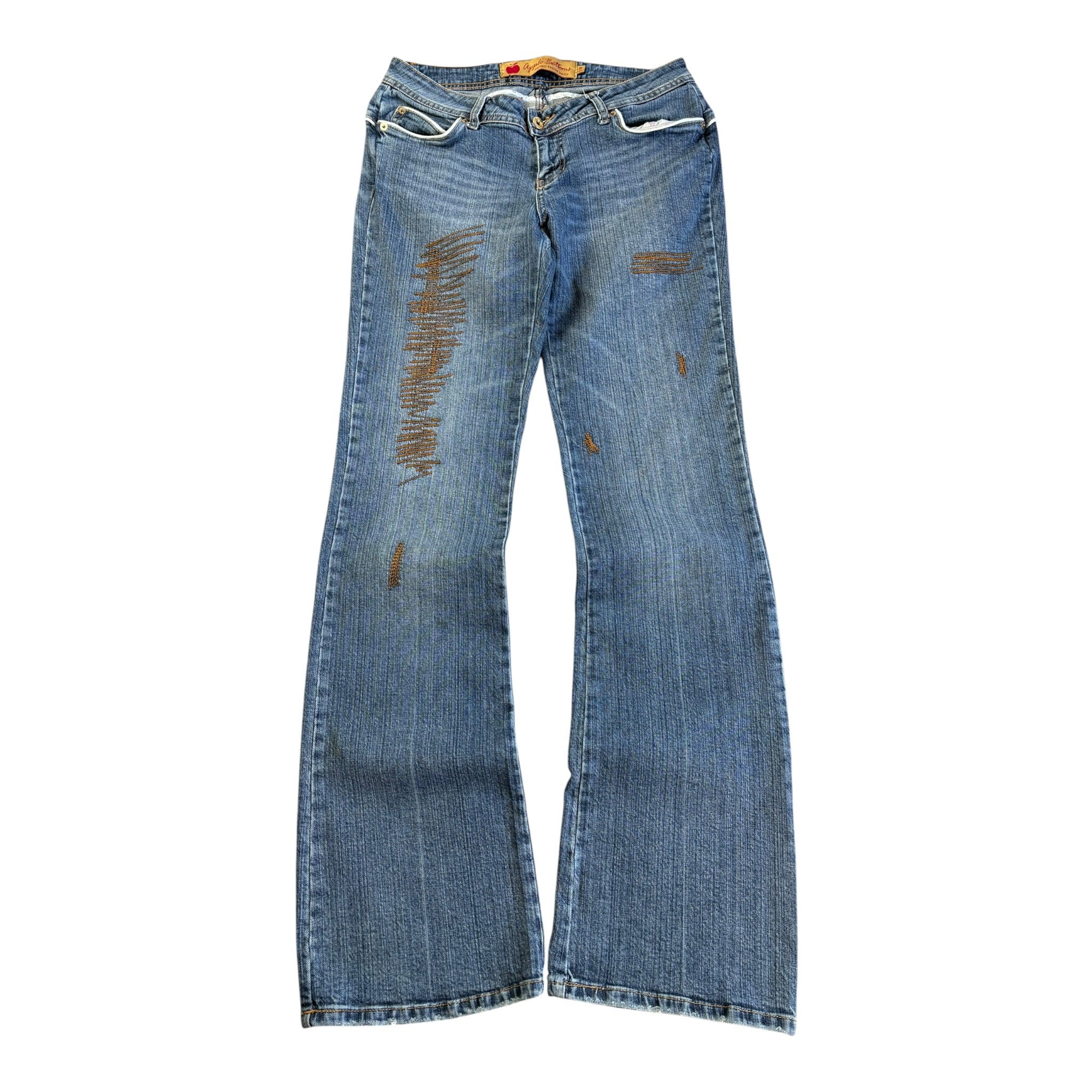 Vintage Y2K Apple Bottom Jeans Bootcut Lowrise (28)