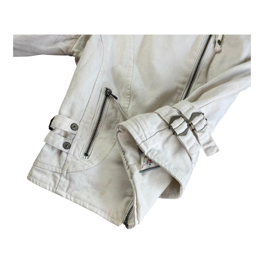 Vintage Y2K Guess LA Jeans-Jacket Easy Crop (XS)