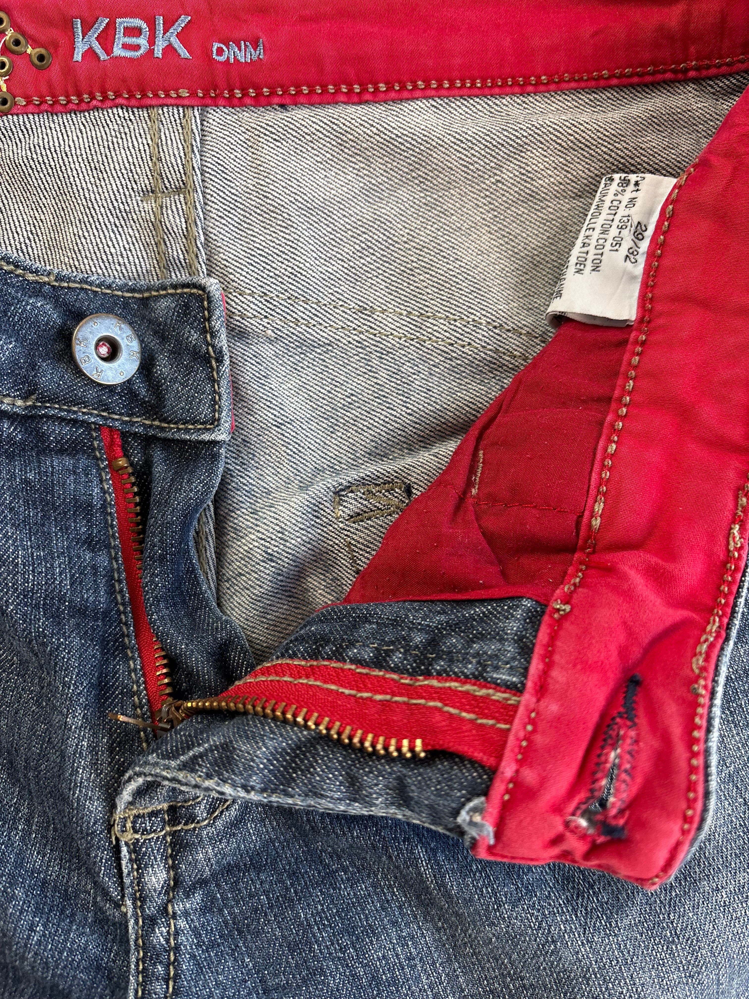 *Original* Y2K 2000s KBKDenim Japanese Jeans Flared Lowrise (29)