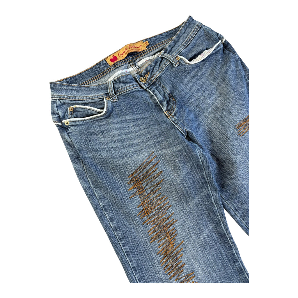 Vintage Y2K Apple Bottom Jeans Bootcut Lowrise (28)