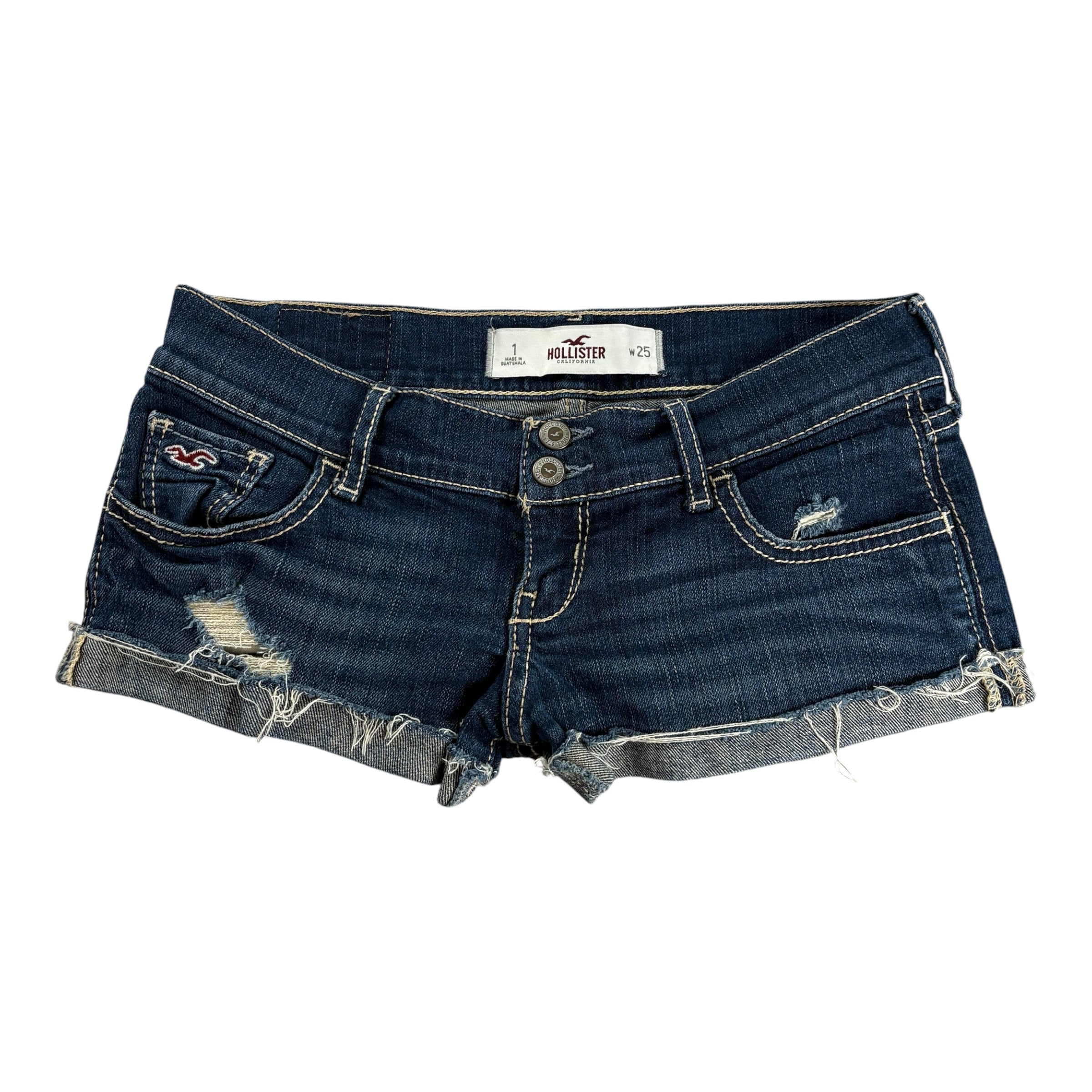 Vintage Y2K Early 2000s Hollister Micro-Shorts (25)