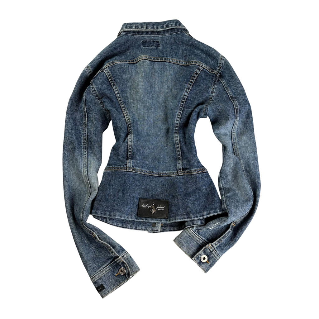 Early 2000s Baby Phat Jeans Jacket Tailled-Fit (M)