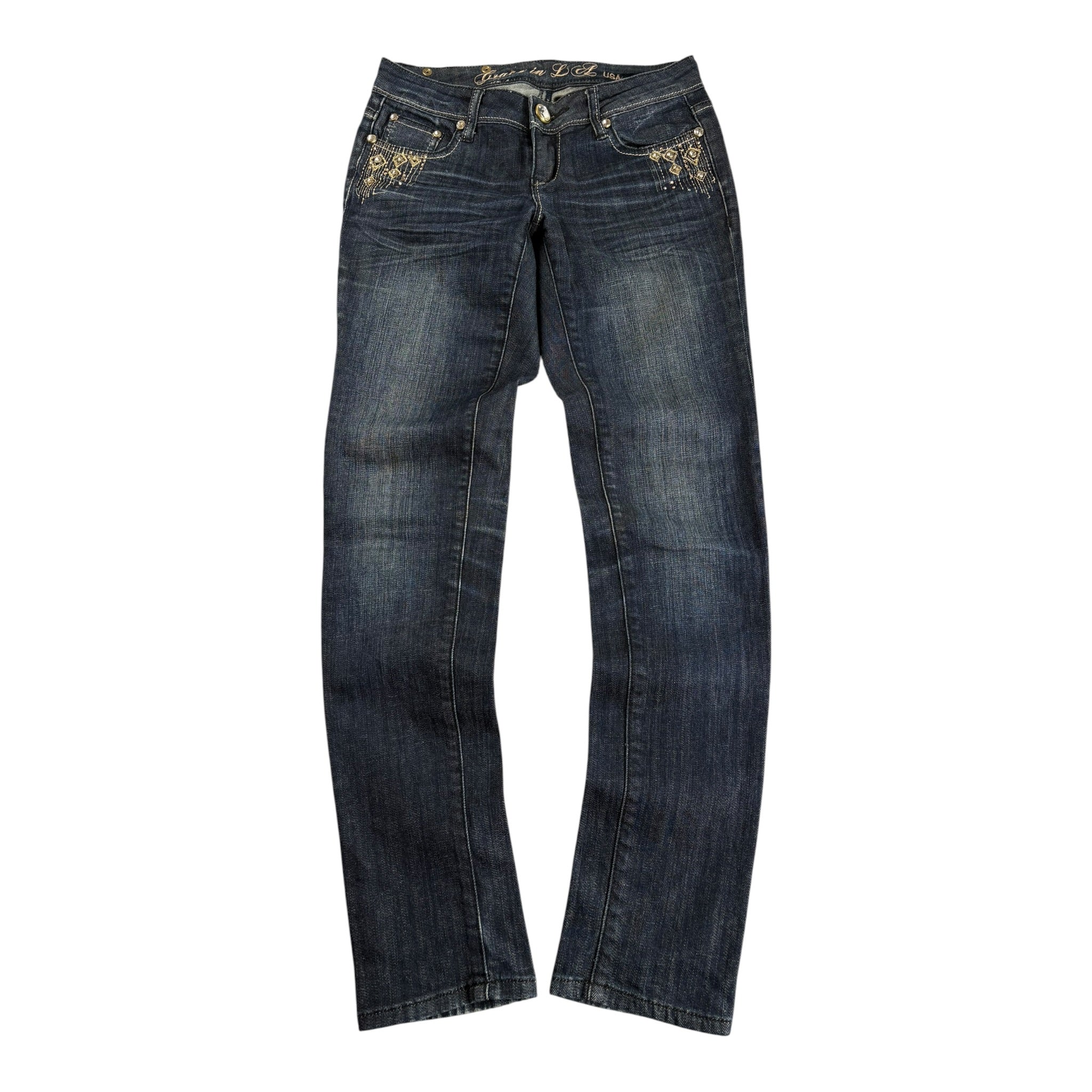 Vintage Grace in LA Jeans Lowrise Gold (28/S)