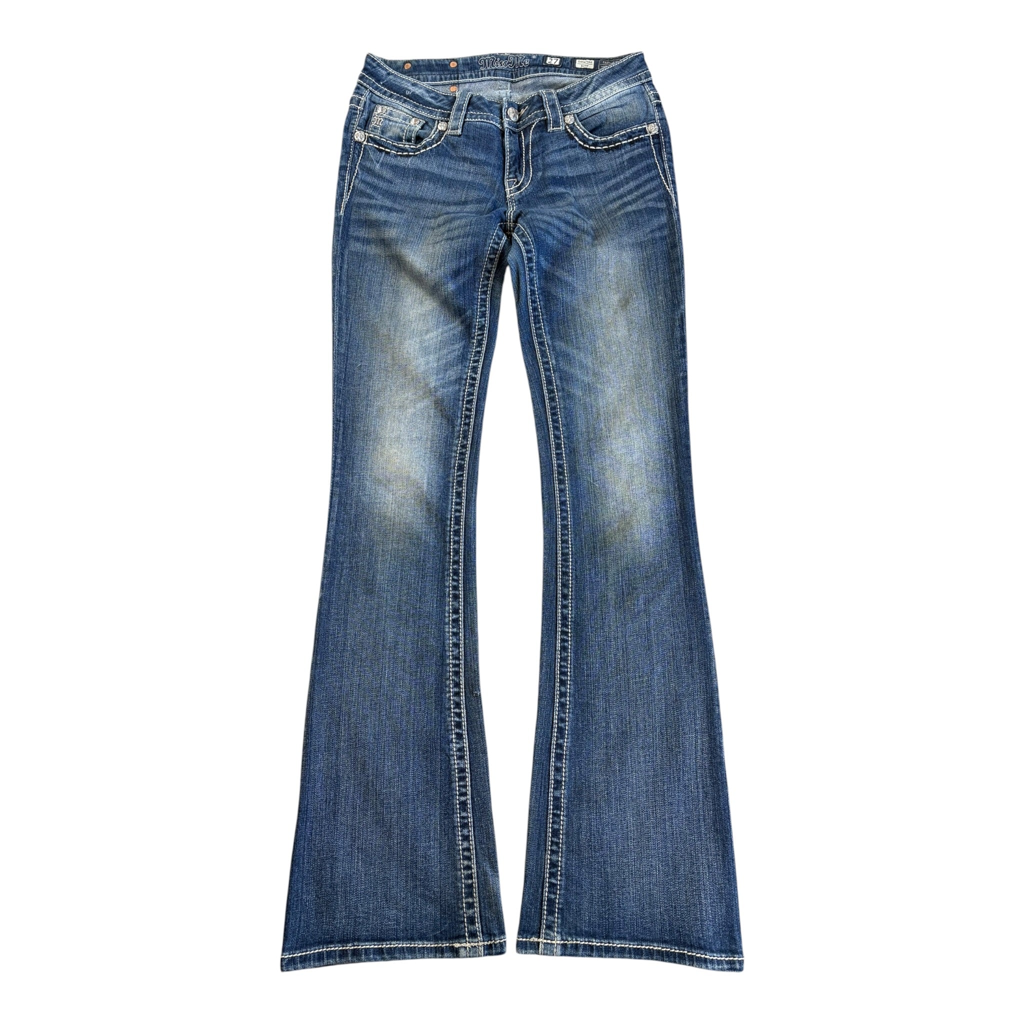Vintage Y2K Miss Me Jeans Bootcut Lowrise (27)
