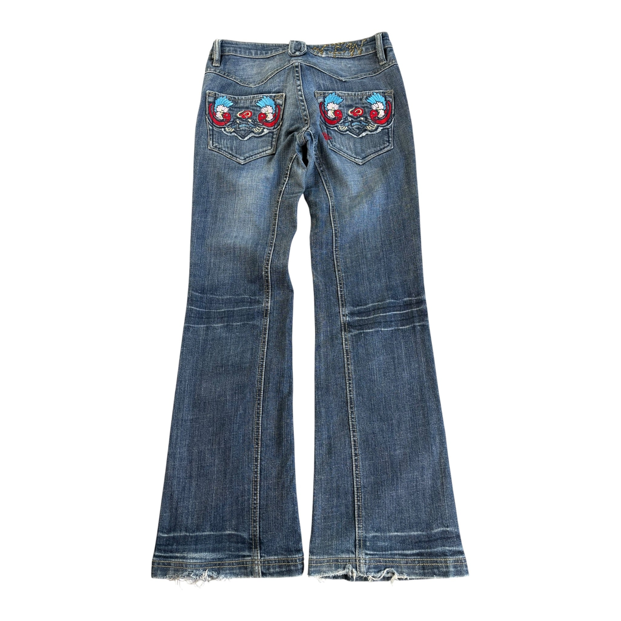 *Original* Y2K 2000s KBKDenim Japanese Jeans Flared Lowrise (29)