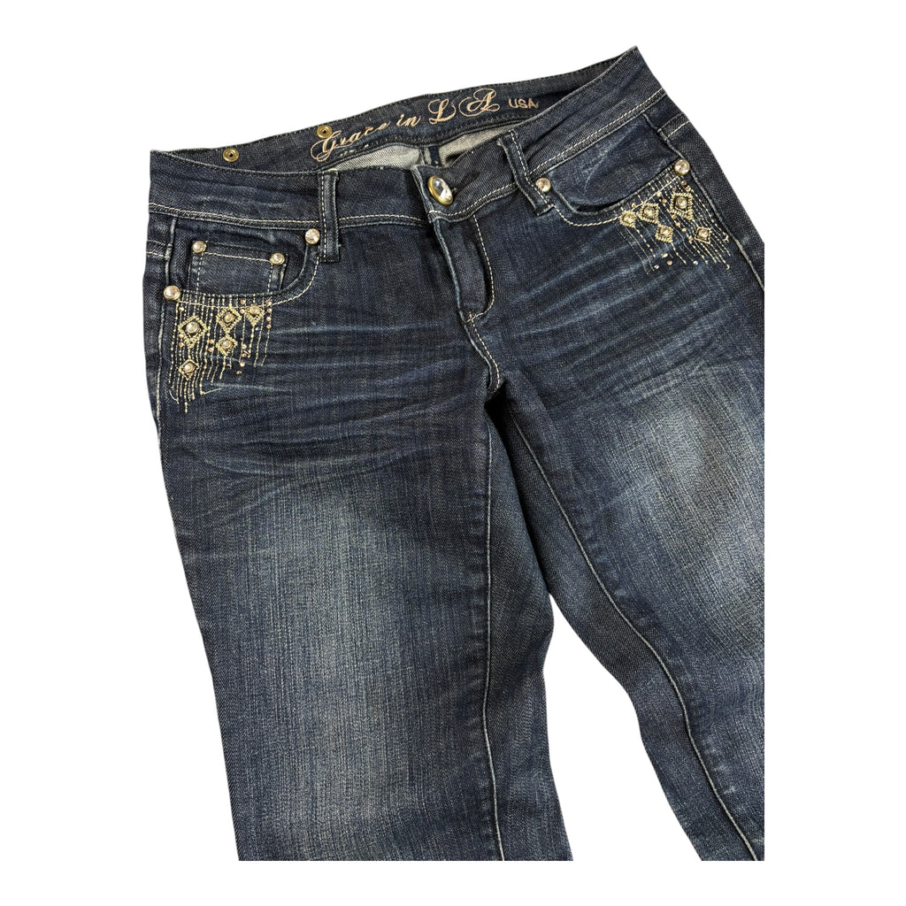Vintage Grace in LA Jeans Lowrise Gold (28/S)