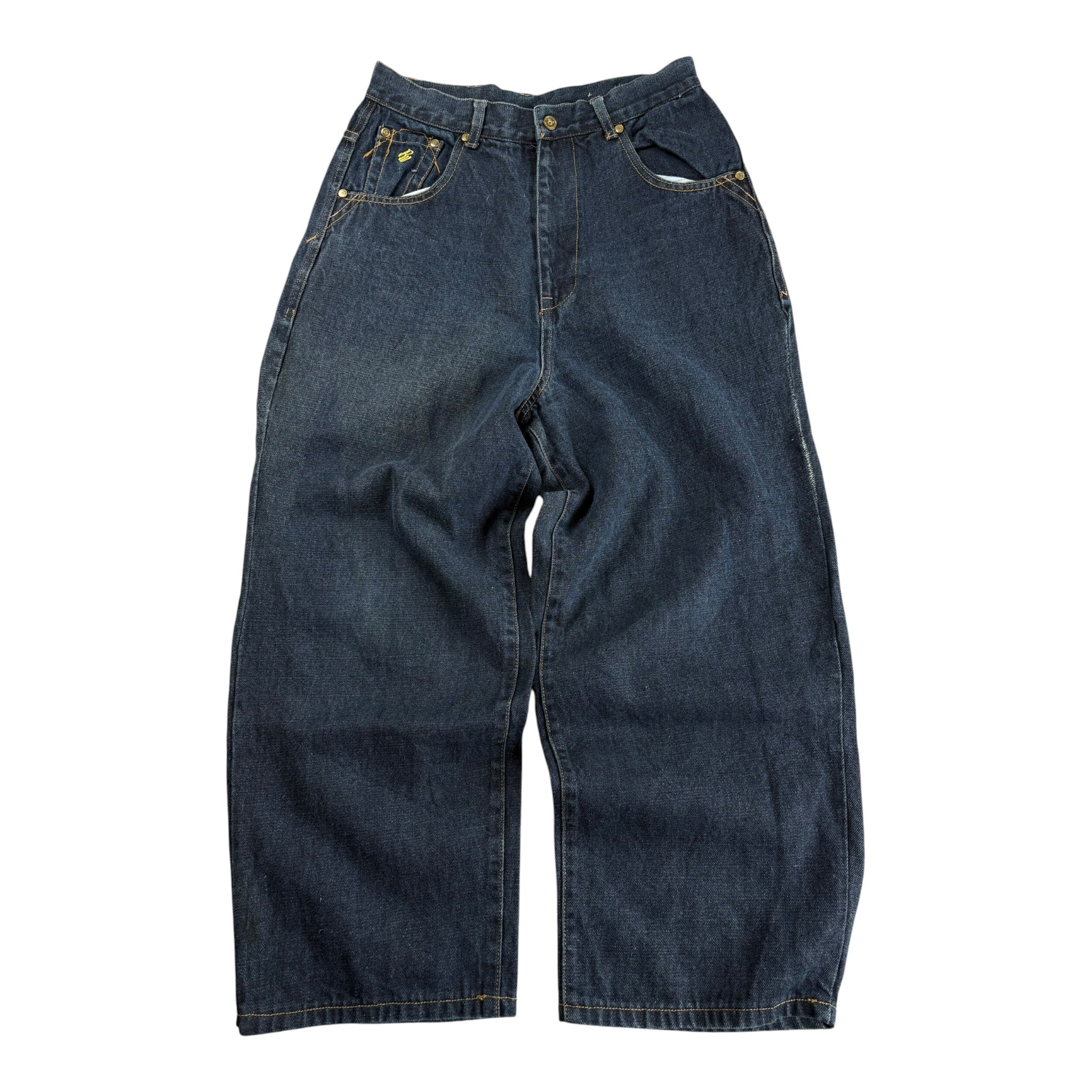 Vintage Embroidered Baggy Rocawear Backprint Jeans (S)