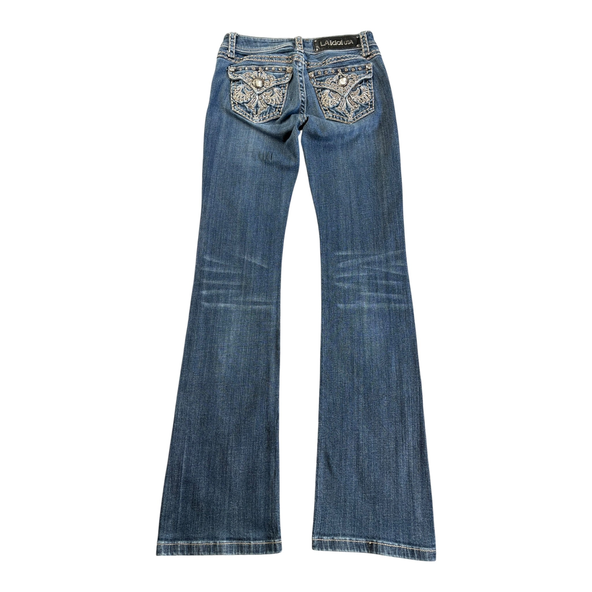 Vintage LA Idol USA Jeans Bootcut Super Lowrise (28)