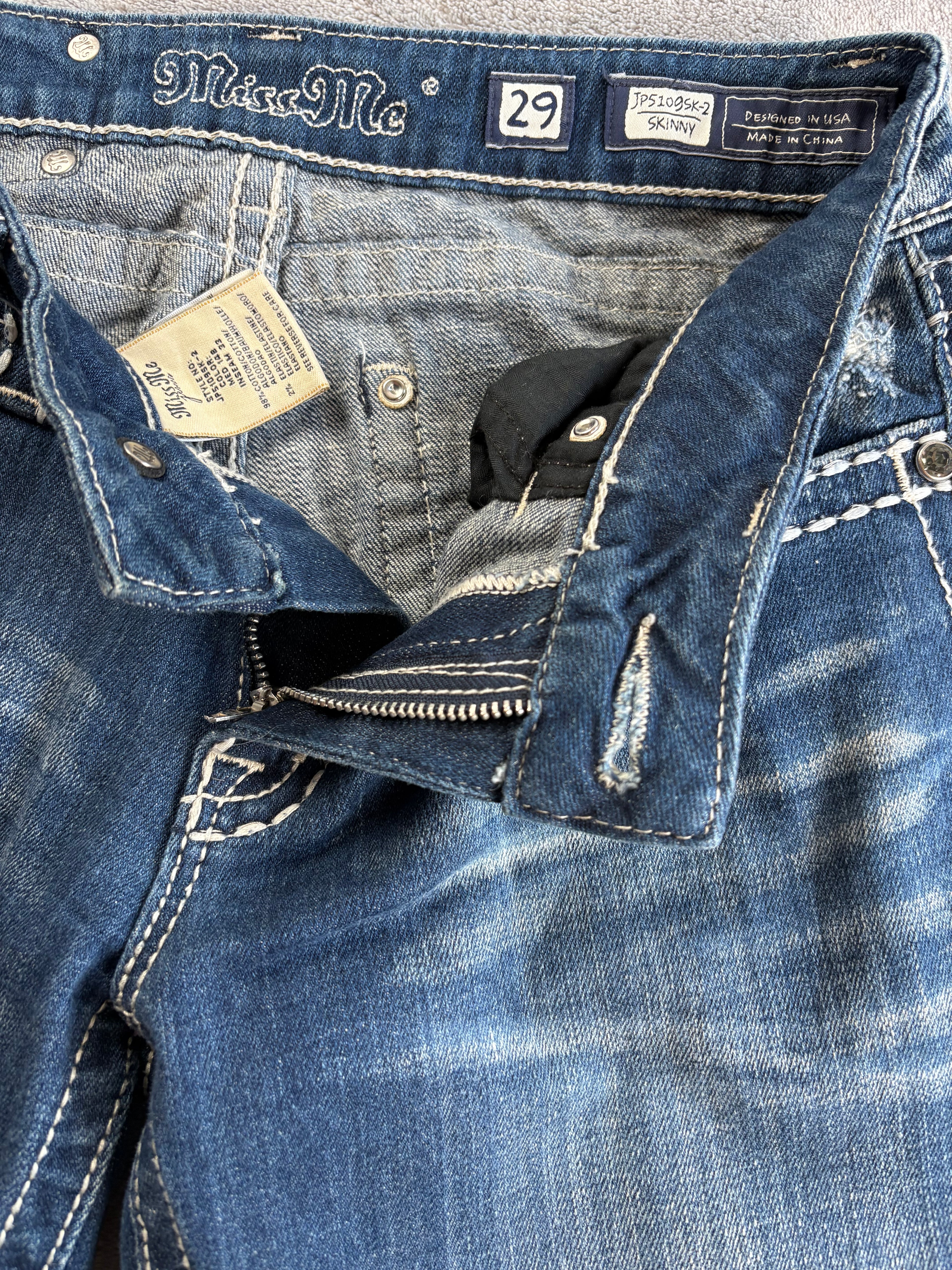 Vintage Miss Me Jeans Skinny Lowrise (29)