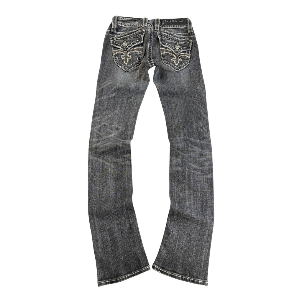 Vintage Rock Revival Jeans Christina Straight Lowrise (26)