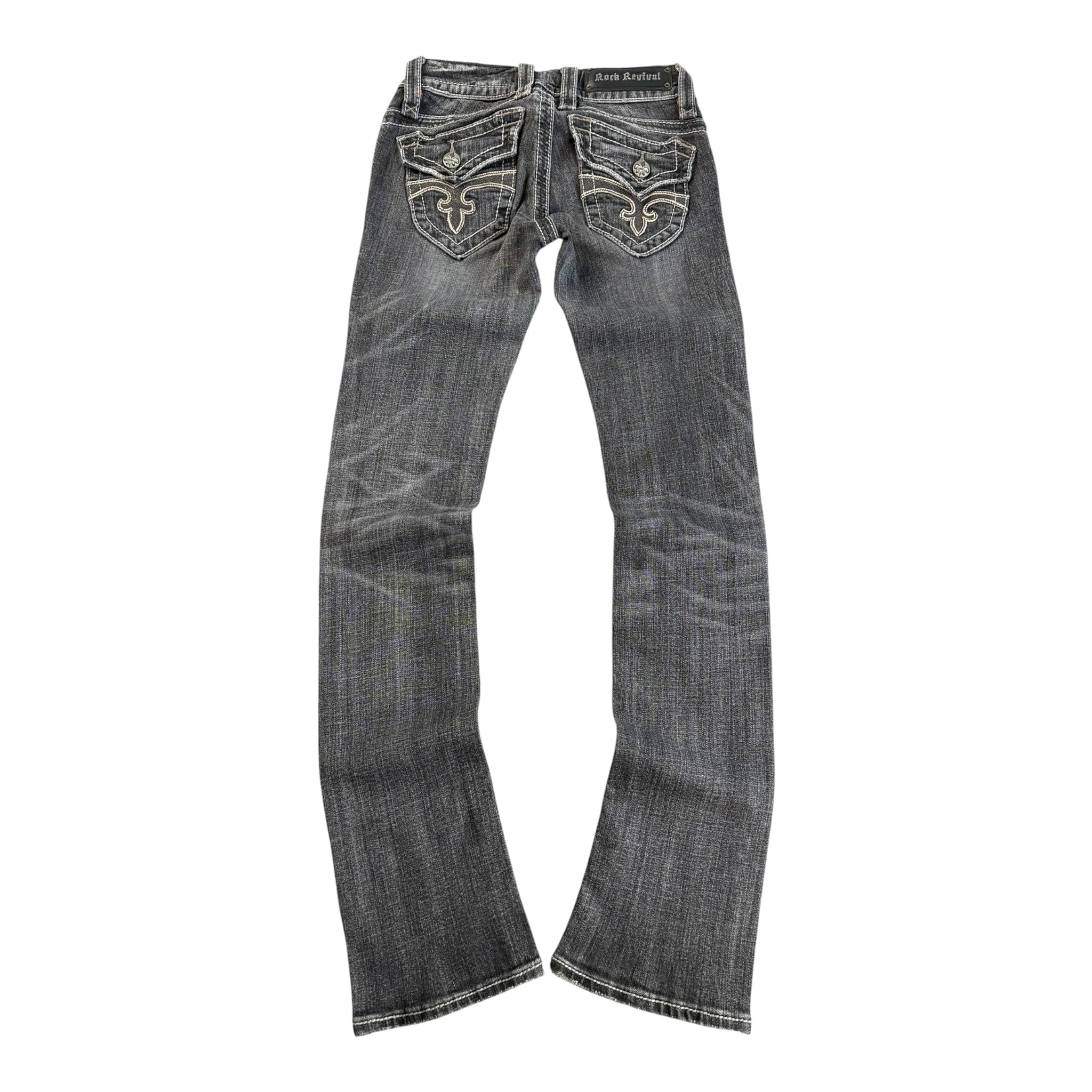 Vintage Rock Revival Jeans Christina Straight Lowrise (26)