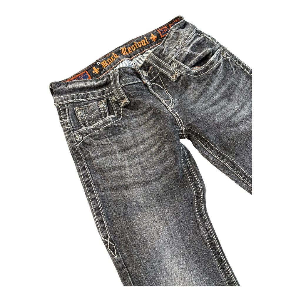 Vintage Rock Revival Jeans Christina Straight Lowrise (26)