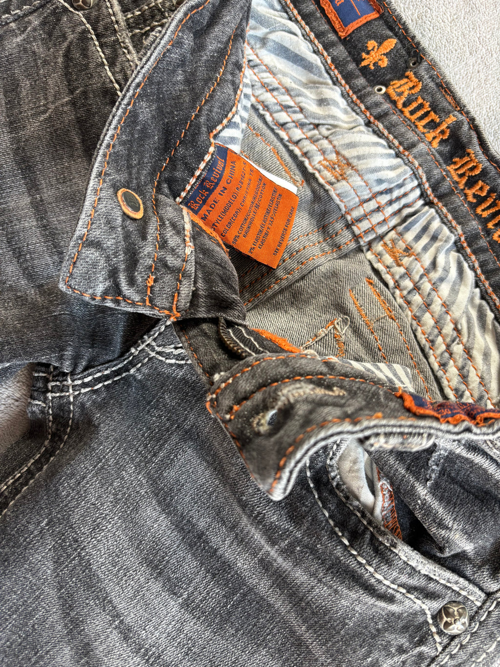 Vintage Rock Revival Jeans Christina Straight Lowrise (26)
