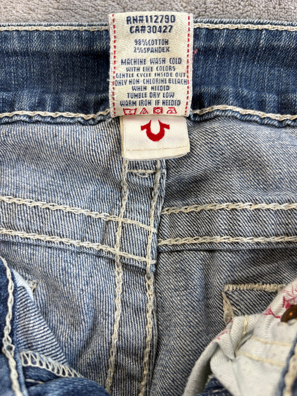 Vintage True Religion Jeans Straight Super Lowrise (24)
