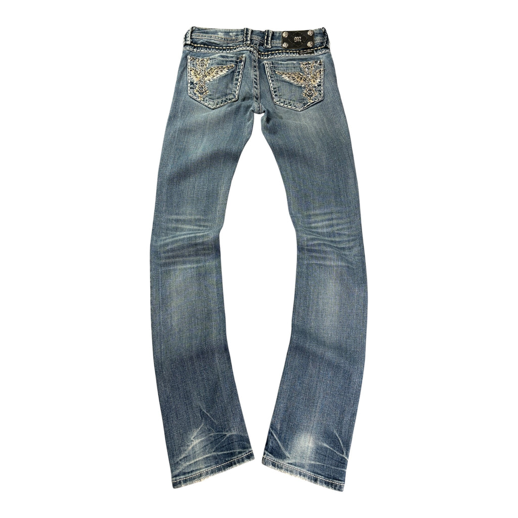 Vintage Miss Me Jeans Straight Lowrise (25)