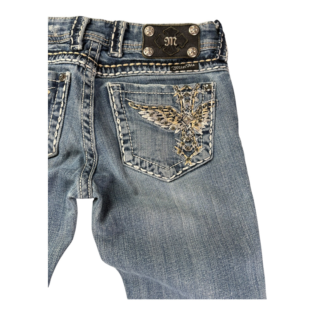 Vintage Miss Me Jeans Straight Lowrise (25)