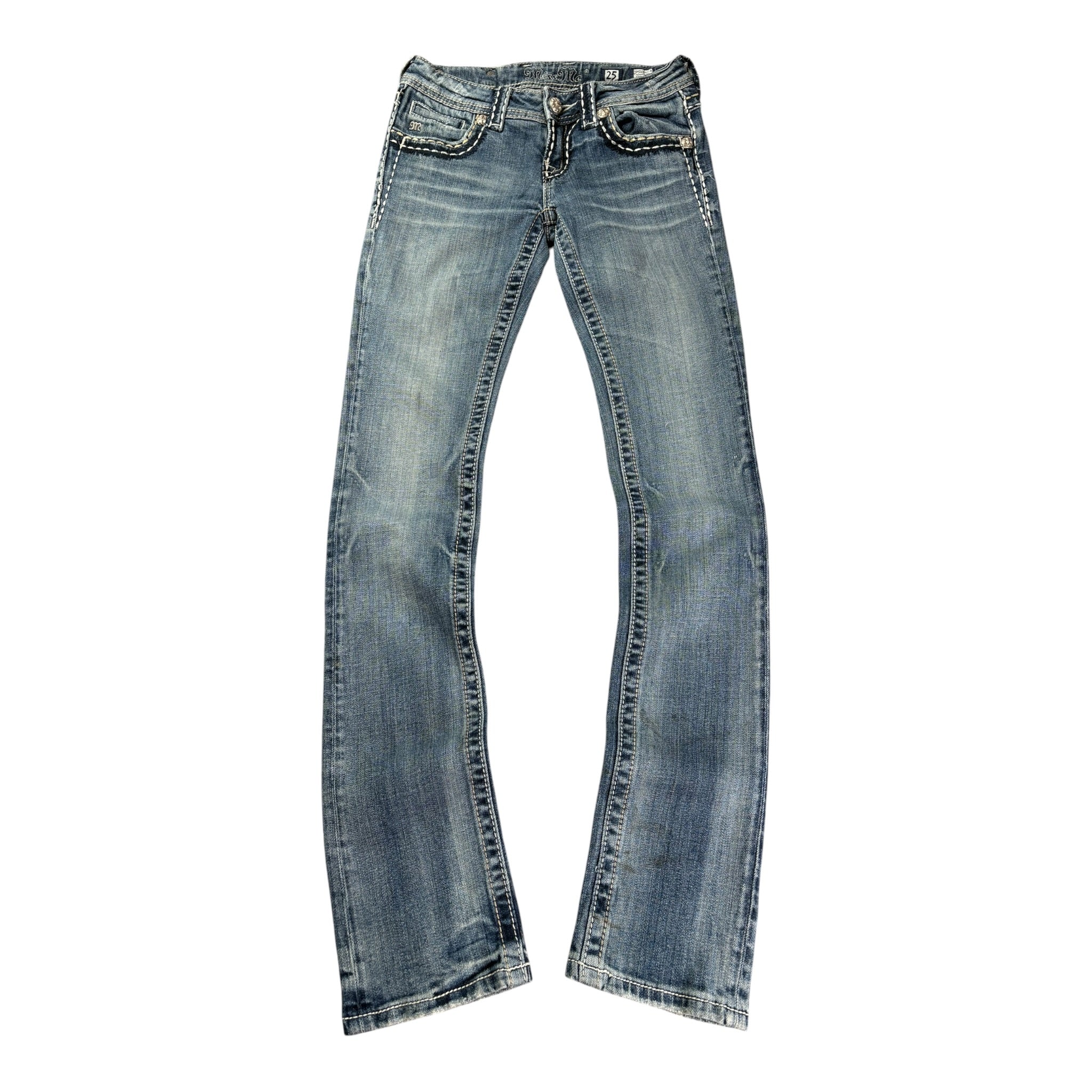 Vintage Miss Me Jeans Straight Lowrise (25)