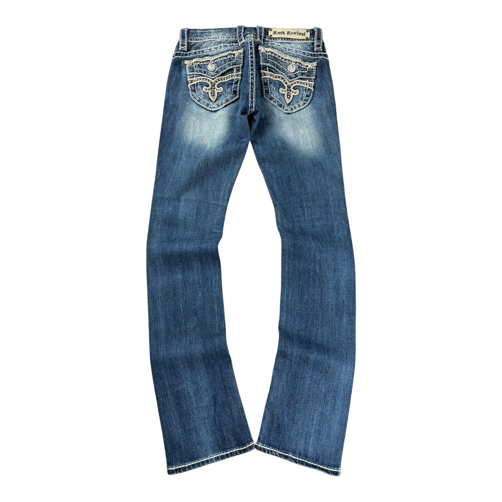 Vintage Rock Revival Jeans Bluebell Straight Lowrise (26)