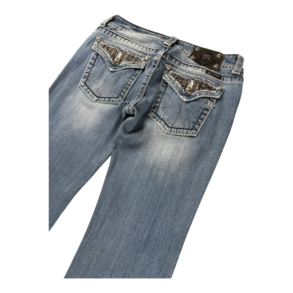 Vintage Washed Miss Me Jeans Bootcut Lowrise (29)
