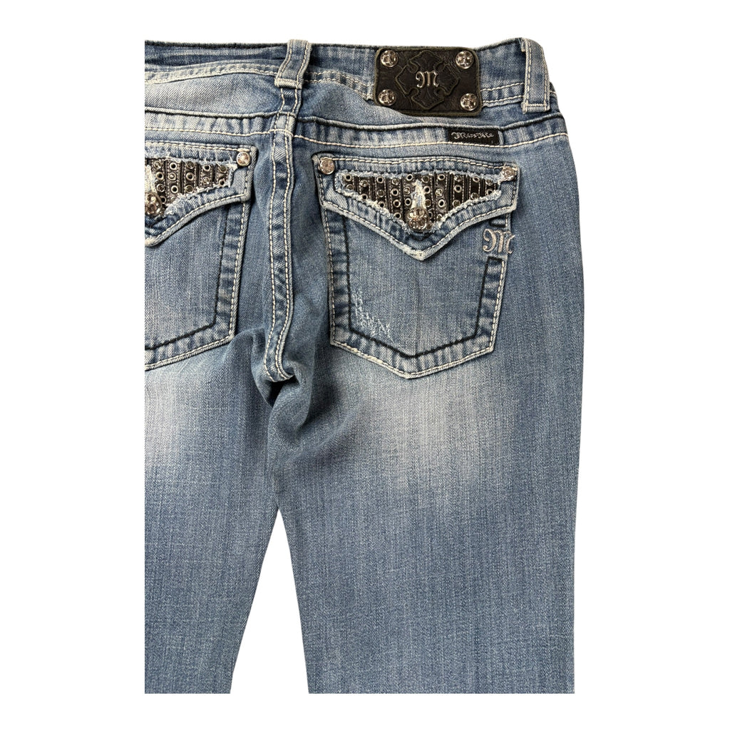 Vintage Washed Miss Me Jeans Bootcut Lowrise (29)