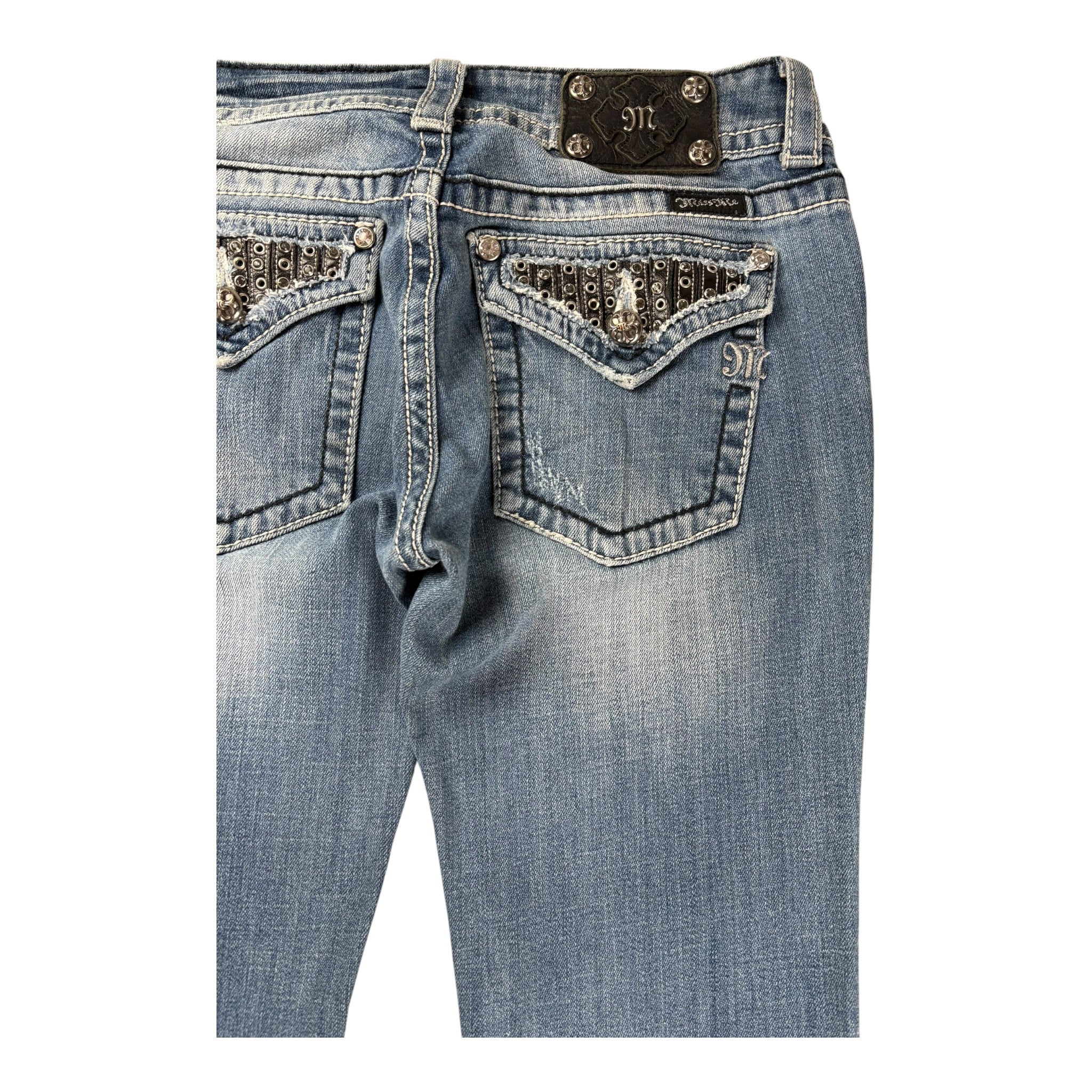 Vintage Washed Miss Me Jeans Bootcut Lowrise (29)