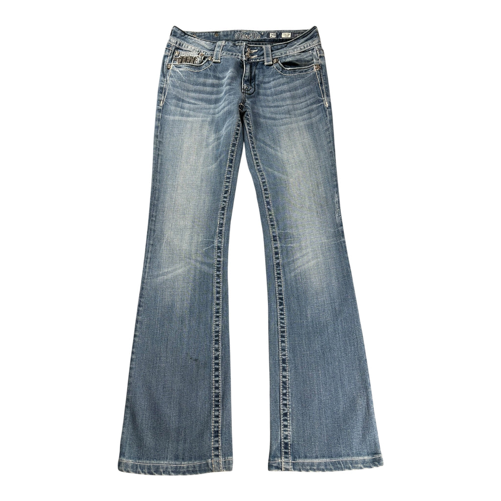 Vintage Washed Miss Me Jeans Bootcut Lowrise (29)