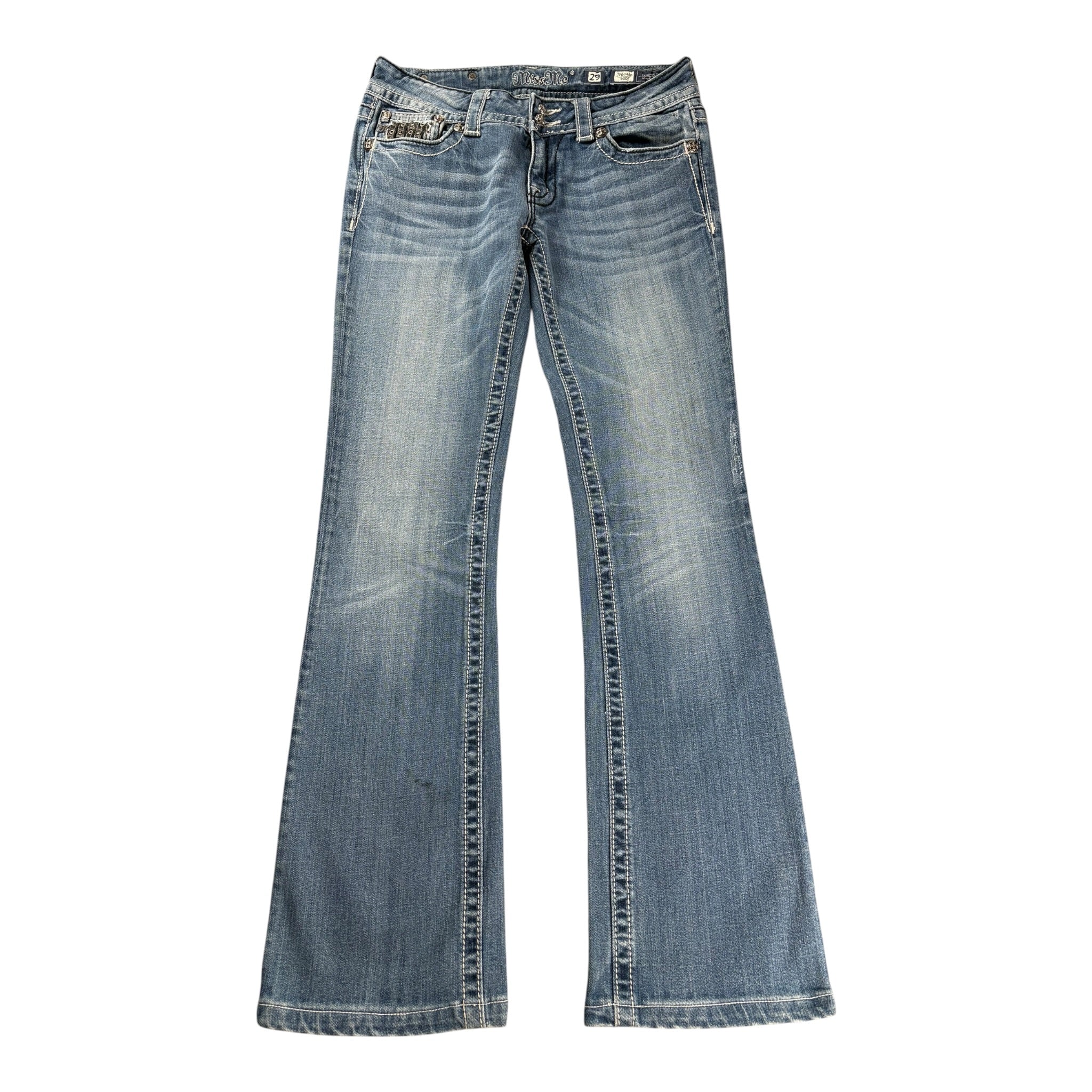 Vintage Washed Miss Me Jeans Bootcut Lowrise (29)