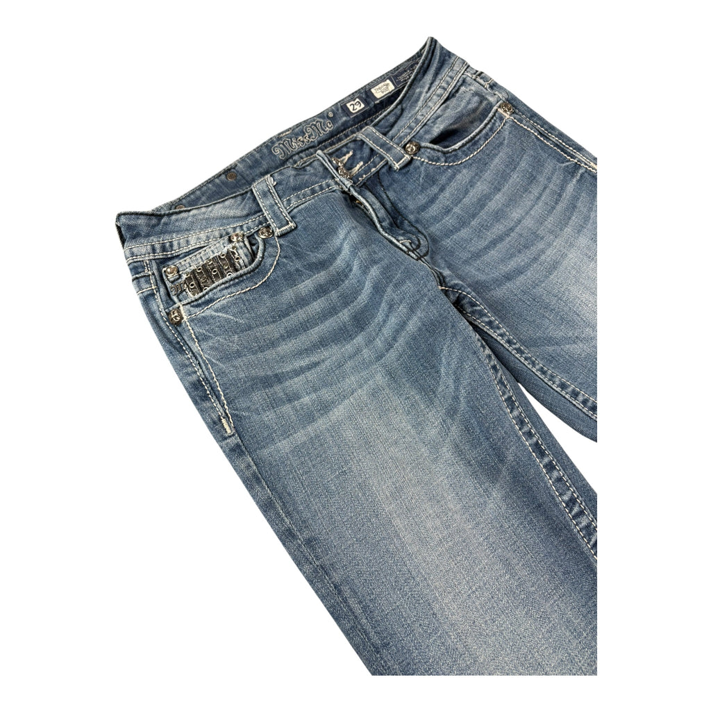 Vintage Washed Miss Me Jeans Bootcut Lowrise (29)