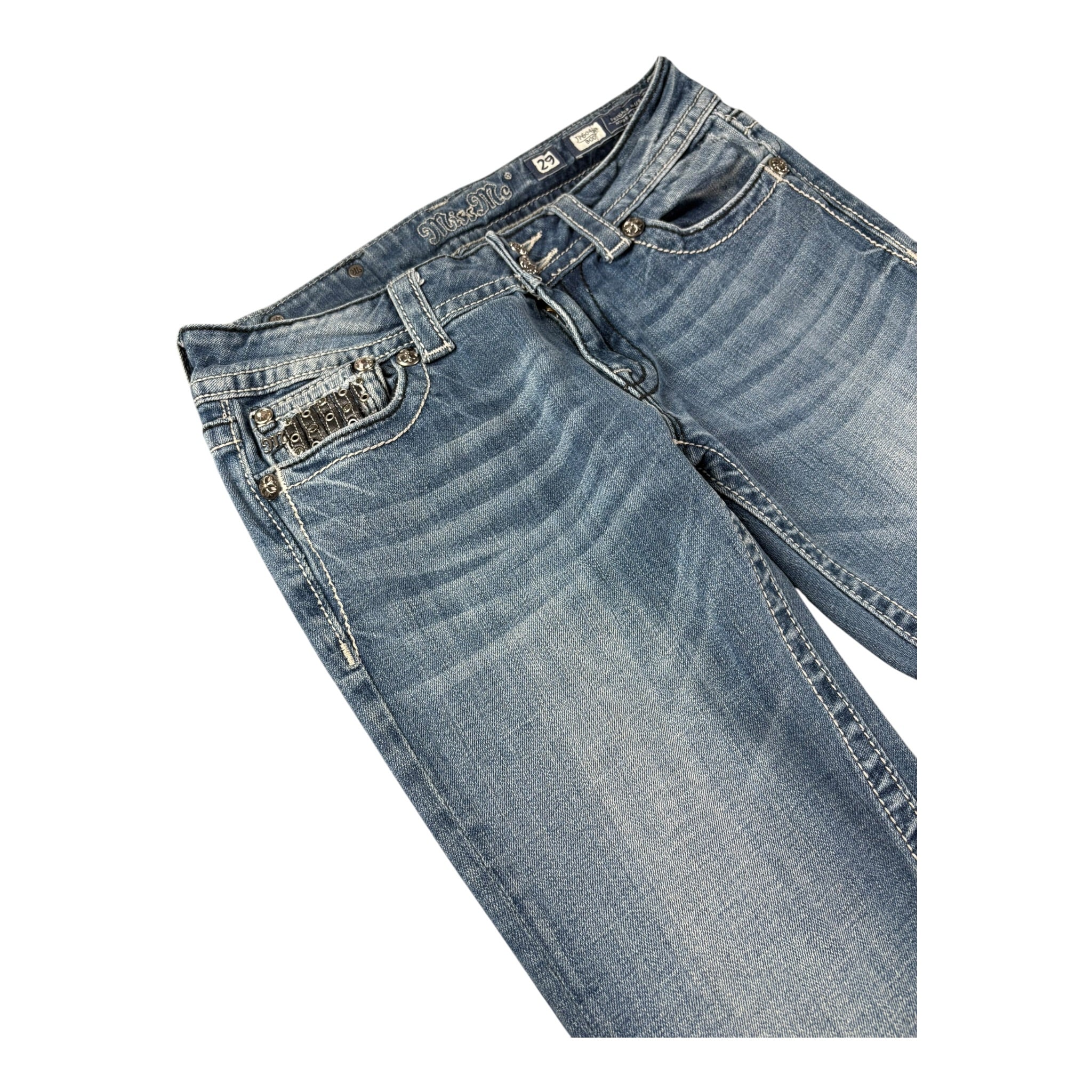 Vintage Washed Miss Me Jeans Bootcut Lowrise (29)